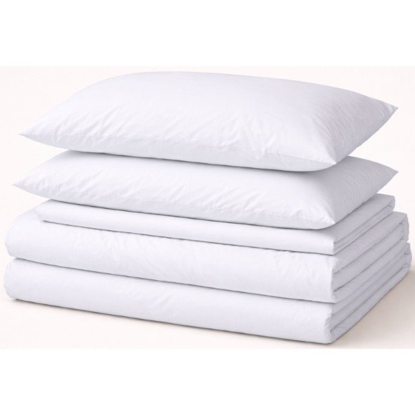 Фото - Комплект постільної білизни дитячий MirSon №18-0000 White Mikrosatin Premium Однотонний 110х140 см (2200007233656)